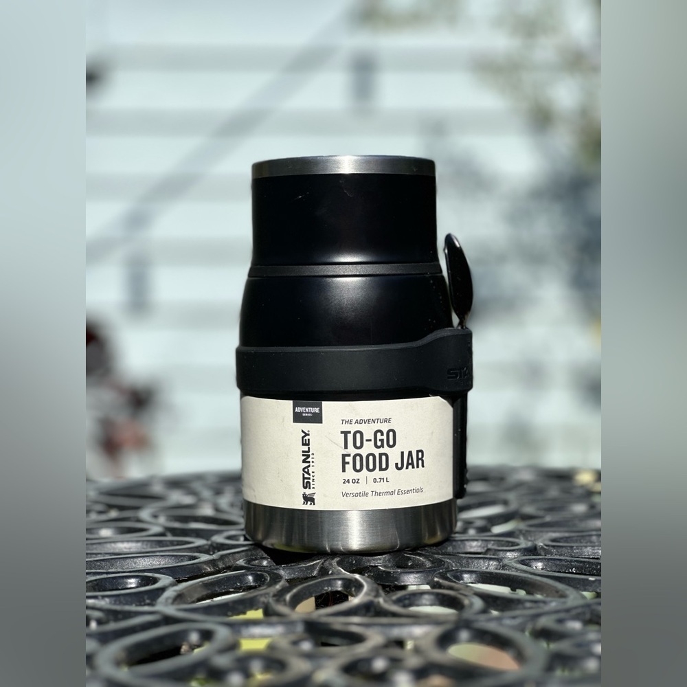 Stanley Black and Silver Adventure Food Jar